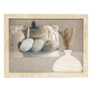 Portaretrato Con Florero BINBIN ARTS & CRAFTS 1 Pieza