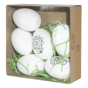 Huevos De Pascua Para Pintar JIERI 16X16X5.5 Cm
