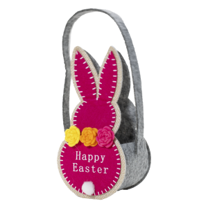 Cesta De Pascua Para Regalos Diseño Happy Easter GE CE EASTER 9X6X21 Cm