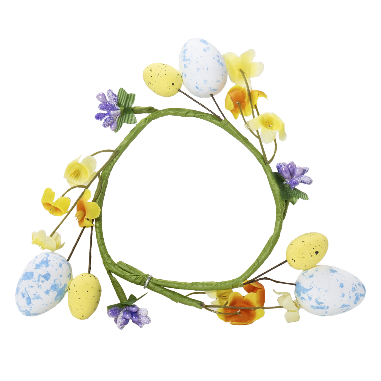 Corona De Pascua Diseño De Huevos Y Flores GE CE EASTER 20 Cm