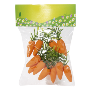 Zanhorias De Pascua Decorativas 12 Piezas GE CE EASTER 3.5 Cm