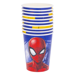 Vaso Desechable Fiesta Spiderman DISNEY 10 Uds x 9 Onzas