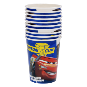 Vaso Desechable Fiesta Cars DISNEY 10 Uds x 9 Onzas