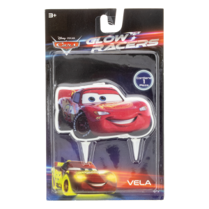 Vela De Cumpleaños Diseño Cars DISNEY 1 Pieza