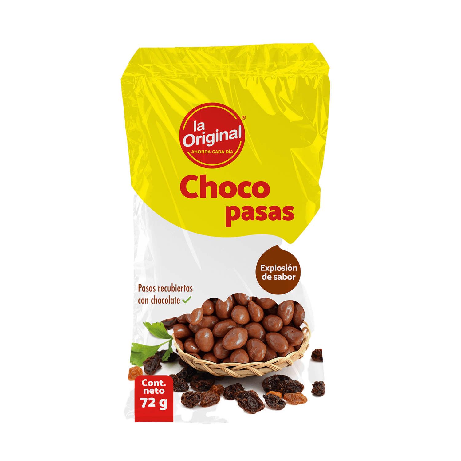 Choco Pasas Recubiertas LA ORIGINAL 72 G